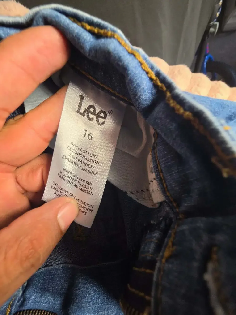Lee Boys Slim Fit Tapered Leg Jeans Size 16